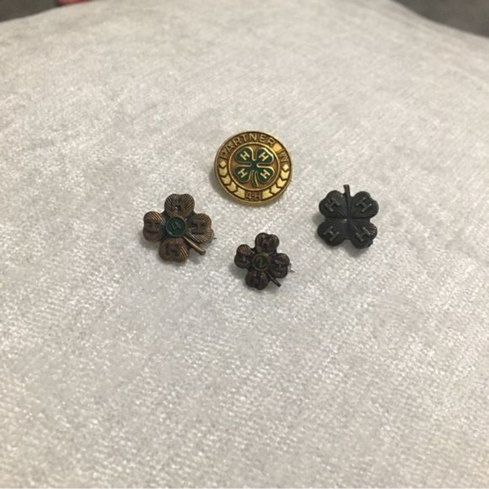 4H Bundle Of Gold Vintage Brooches - Picture 5 of 6